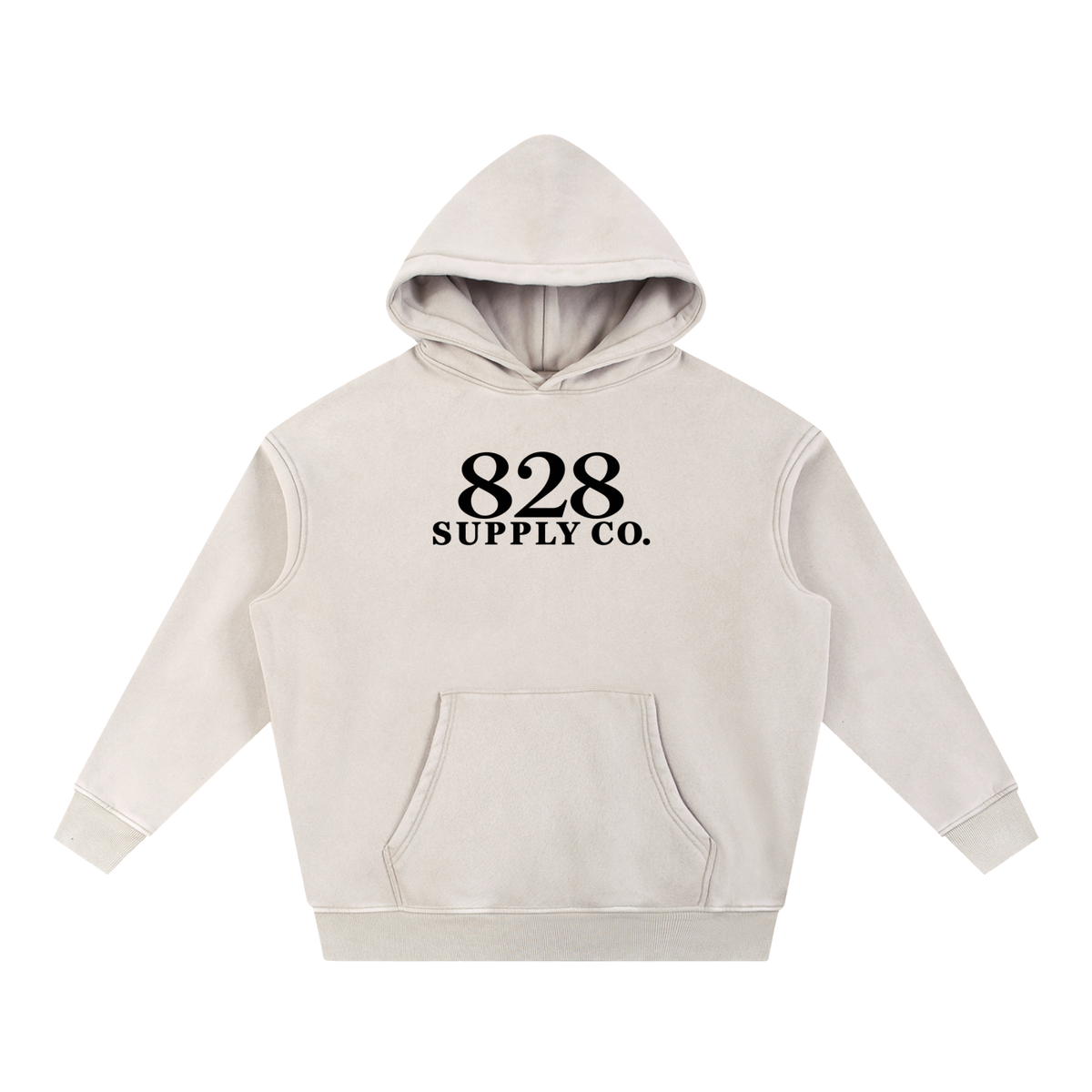 828 - Cozy Snow Wash Fleece Oversize Hoodie