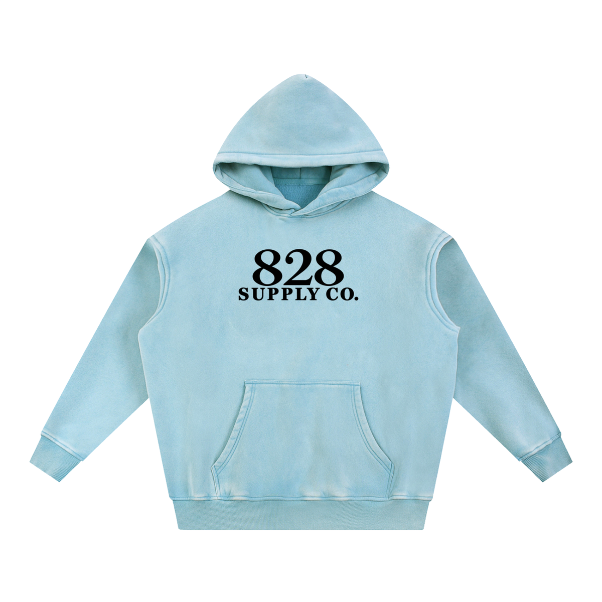 828 - Cozy Snow Wash Fleece Oversize Hoodie