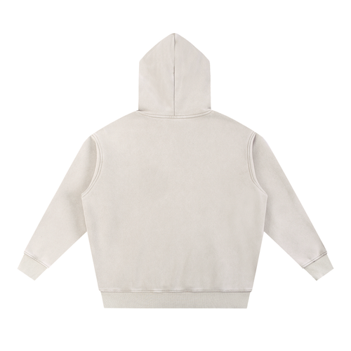 828 - Cozy Snow Wash Fleece Oversize Hoodie
